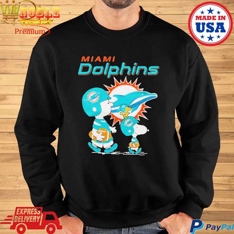 Miami Dolphins Snoopy and Charlie Brown Peanuts shirt, hoodie