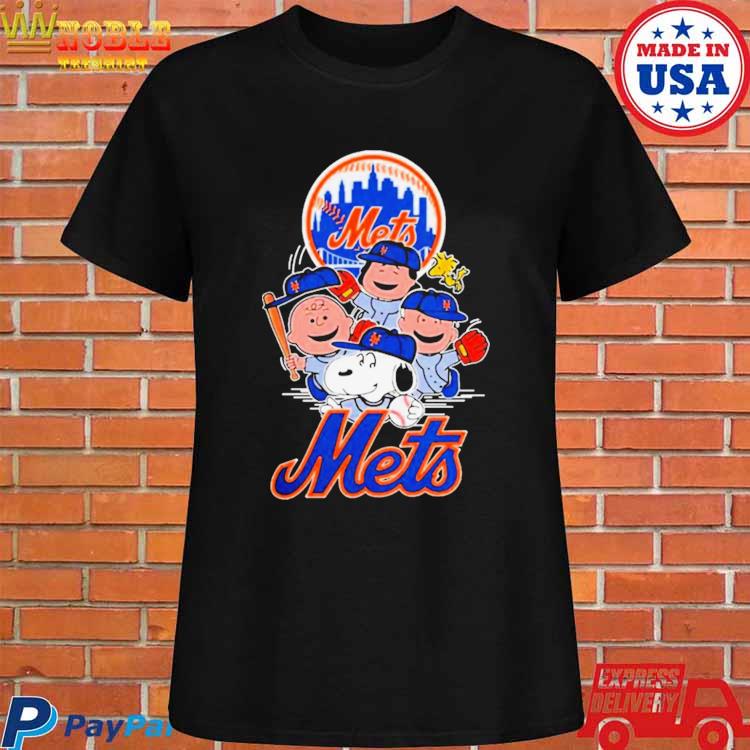 Charlie Brown And Snoopy Playing Baseball New York Mets Mlb 2023