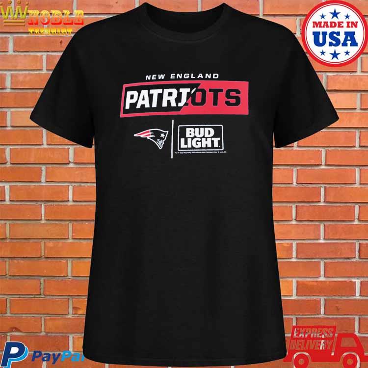 Official new England Patriots Fanatics Branded Nfl X Bud Light T