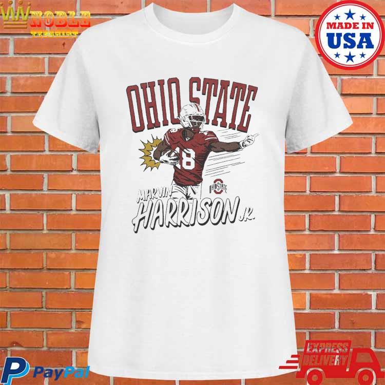 Official Ohio State Marvin Harrison Jr Shirt - Limotees