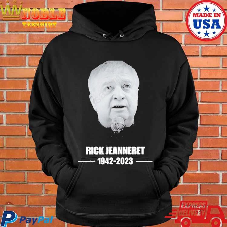 Official P.k. subban rip rick jeanneret 1942-2023 T-shirt, hoodie, tank  top, sweater and long sleeve t-shirt