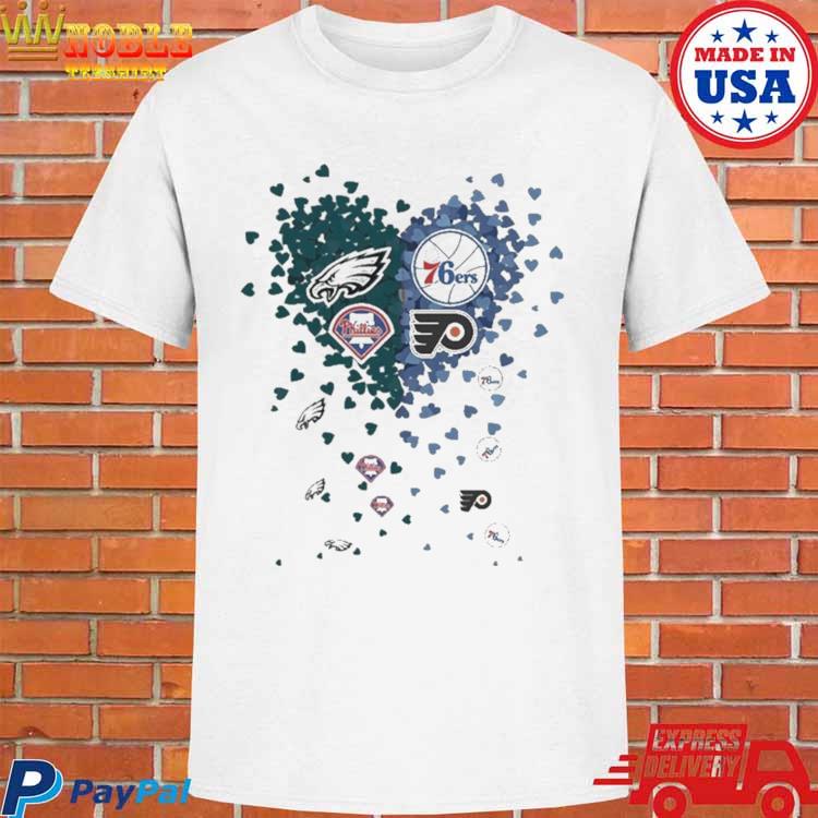 Eagles Phillies It's in my heart shirt, hoodie, tank top and sweater