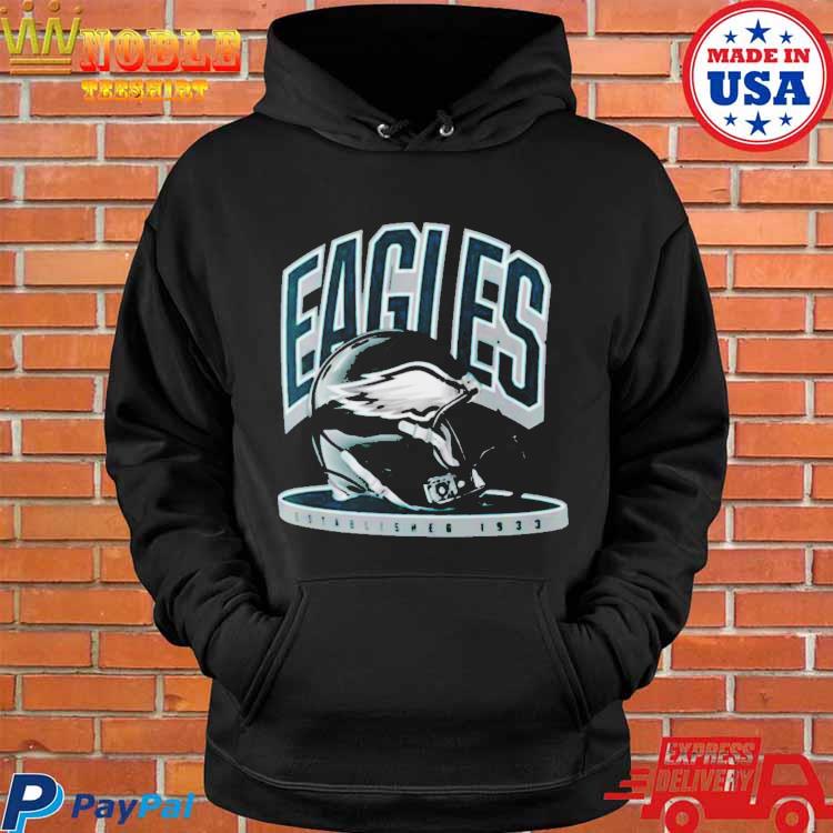 Toddler Midnight Green Philadelphia Eagles Helmet Long Sleeve T-Shirt