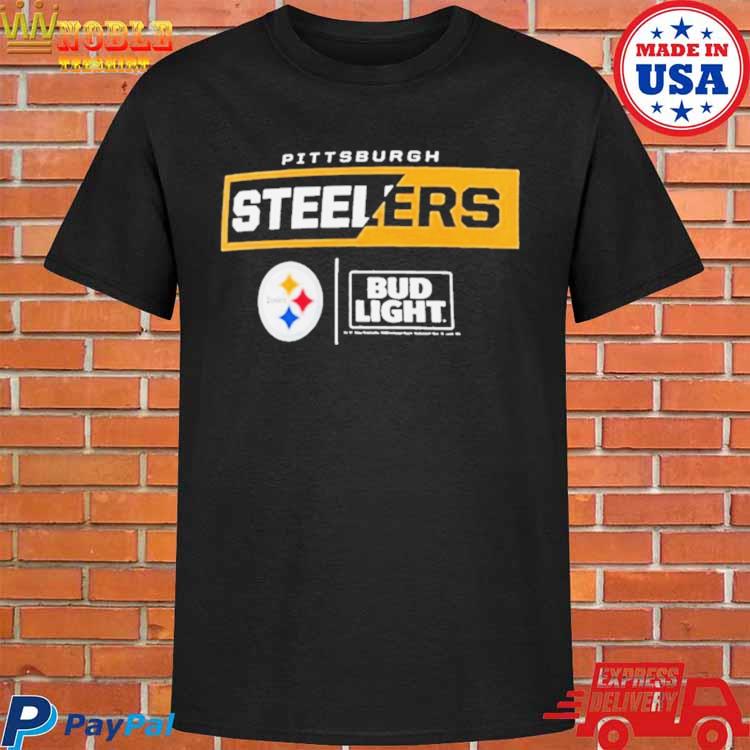 Pittsburgh Steelers Nfl X Bud Light Tee Shirt Hoodie Tank-Top Quotes