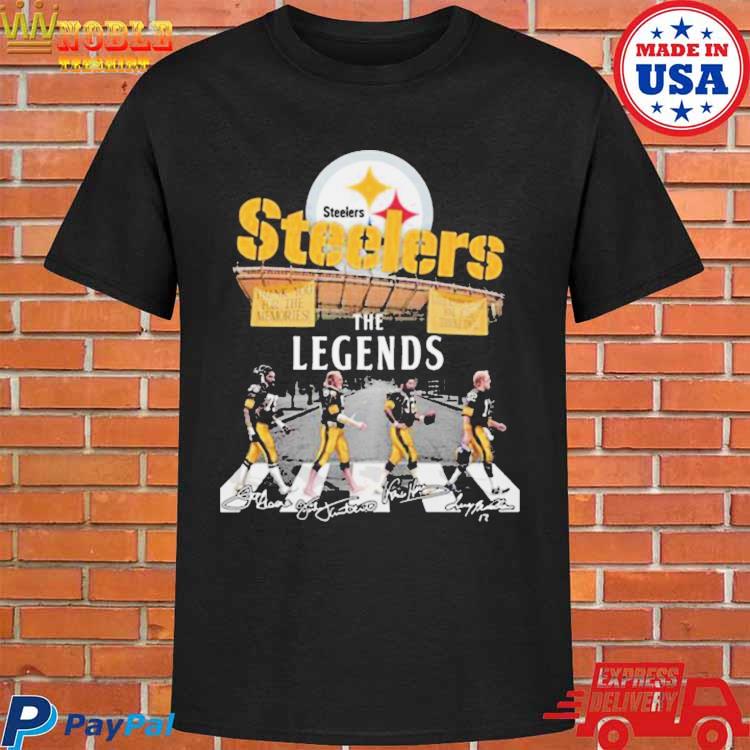 Official Pittsburgh Steelers the legends abbey road signatures T-shirt,  hoodie, tank top, sweater and long sleeve t-shirt