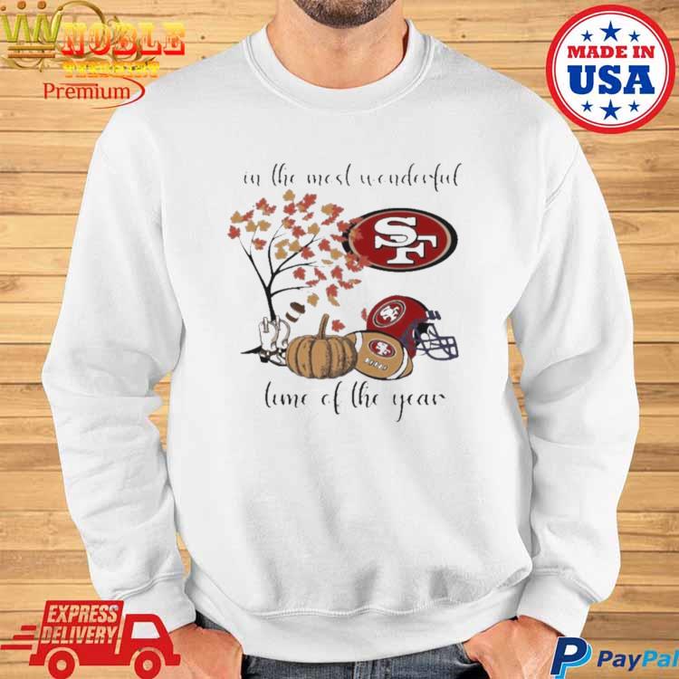 Official San francisco 49ers in the most wonderful time of the year 2023 T- shirt, hoodie, tank top, sweater and long sleeve t-shirt