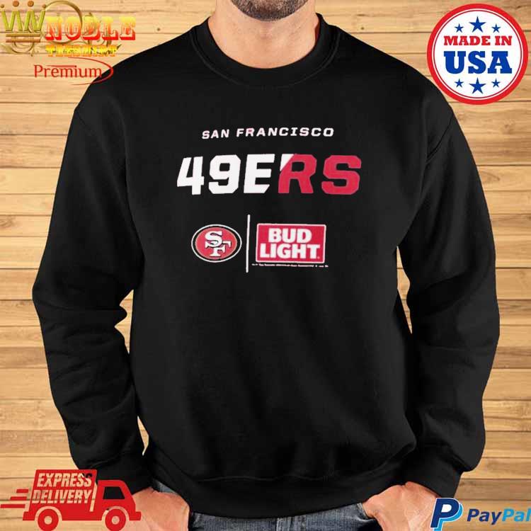 Official San francisco 49ers NFL x bud light T-shirt, hoodie, tank