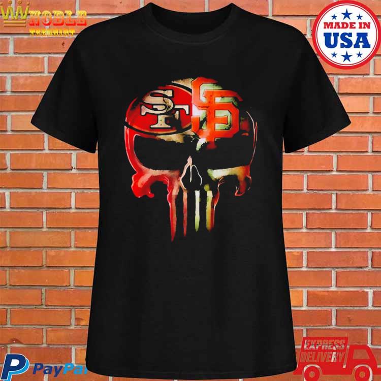 Skull Death Hold Logo San Francisco 49Ers 3D Hoodie All Over Printed -  T-shirts Low Price