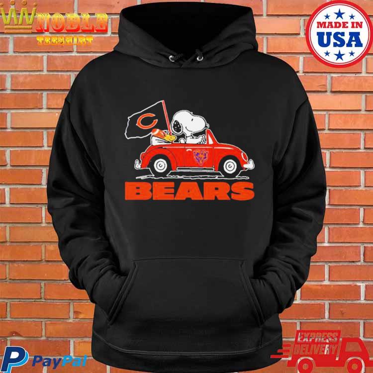 Snoopy And Woodstock Driving Car Chicago Bears 2023 Shirt in 2023