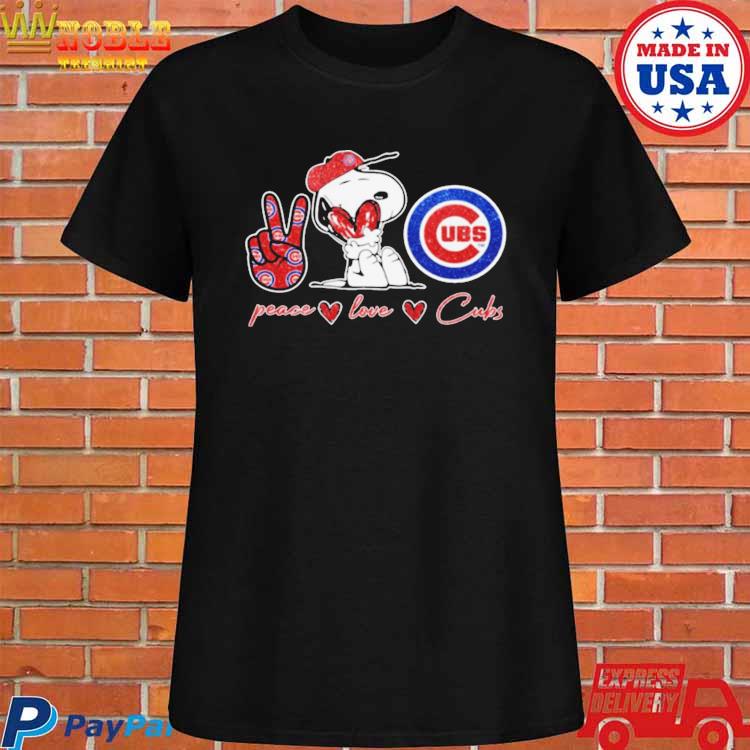 Snoopy Chicago Cubs Peace Love Cubs shirt, hoodie, sweater, long sleeve and  tank top