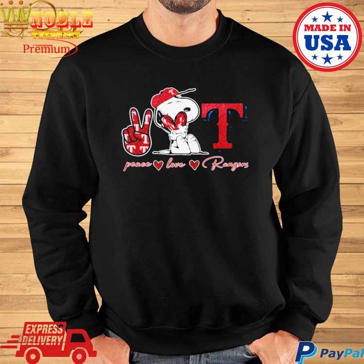 Snoopy peace love Houston Texans shirt, hoodie, sweater and v-neck