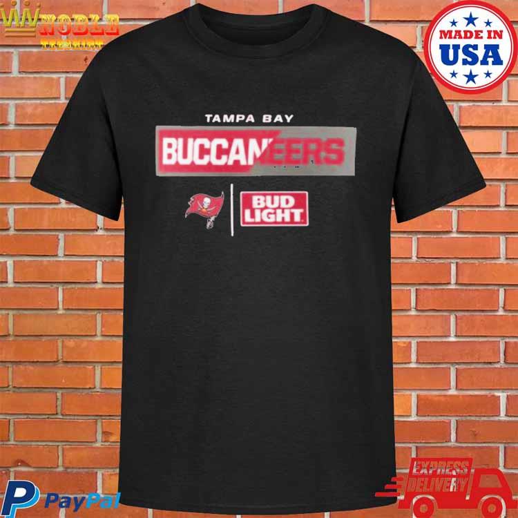 Official Tampa bay buccaneers bud light T-shirt, hoodie, tank top, sweater  and long sleeve t-shirt