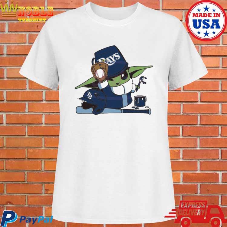 MLB Baseball Tampa Bay Rays Star Wars Baby Yoda Shirt