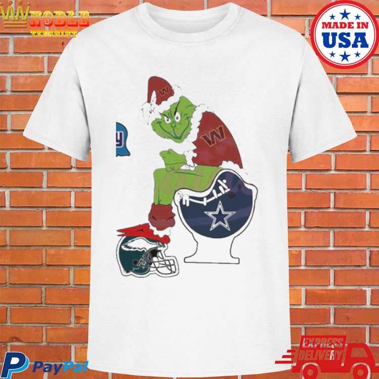 Official The grinch Washington commanders Dallas Cowboys T-shirt