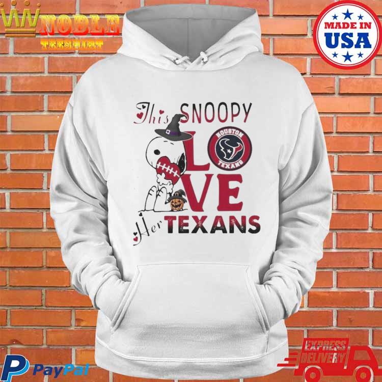 Official This Snoopy Love Her Houston Texans Halloween Shirt