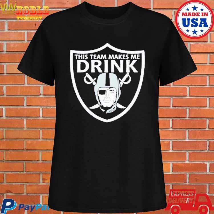 THIS TEAM MAKES ME DRINK T-Shirt - White