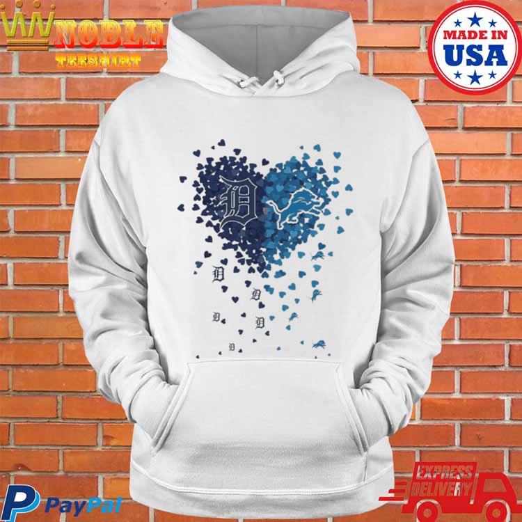 Detroit Tigers Detroit Lions Tiny Heart Shape 2023 T-shirt,Sweater