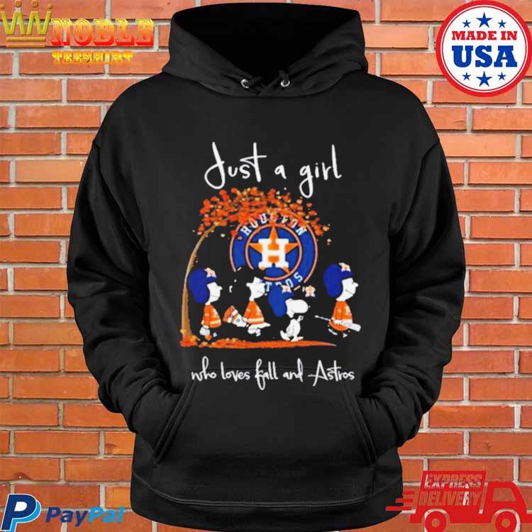 Official just A Girl Who Love Fall And Houston Astros Snoopy