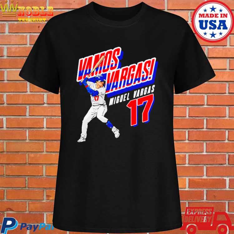 Official Vargas vamos miguel vargas 17 los angeles Dodgers T-shirt
