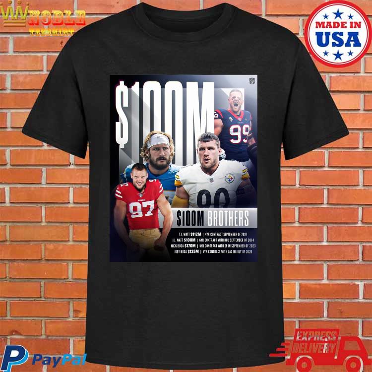 100m Brothers Nfl T-shirt