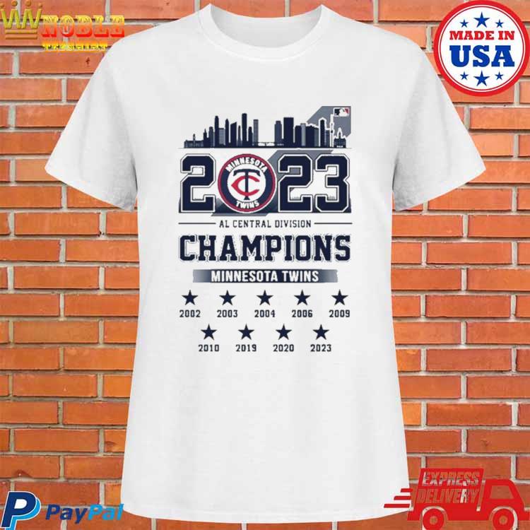 Original Minnesota Twins 2023 AL Central Division Champions shirt, hoodie,  sweater, long sleeve and tank top