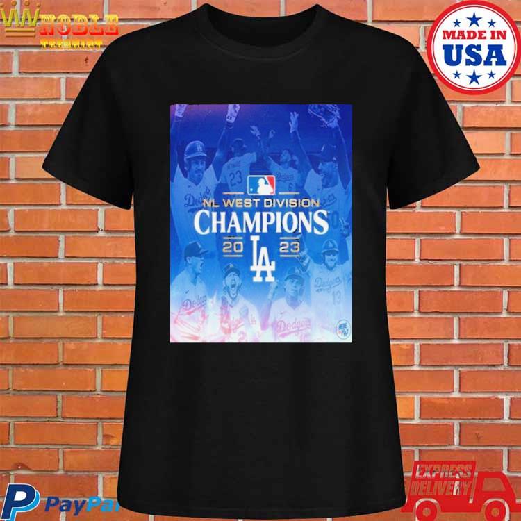 Los Angeles Dodgers NL West Division Champions 2023 T-Shirt