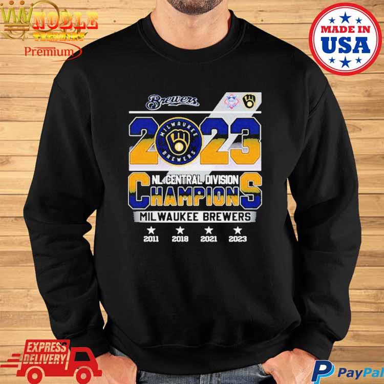 Brewers 2023 NL Central Division Champions Milwaukee Brewers Shirt, hoodie,  sweater, long sleeve and tank top