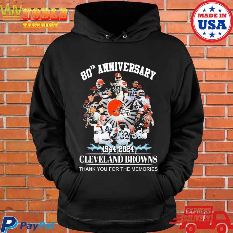 Cleveland Browns 80th Anniversary 1944-2024 Thank You for the