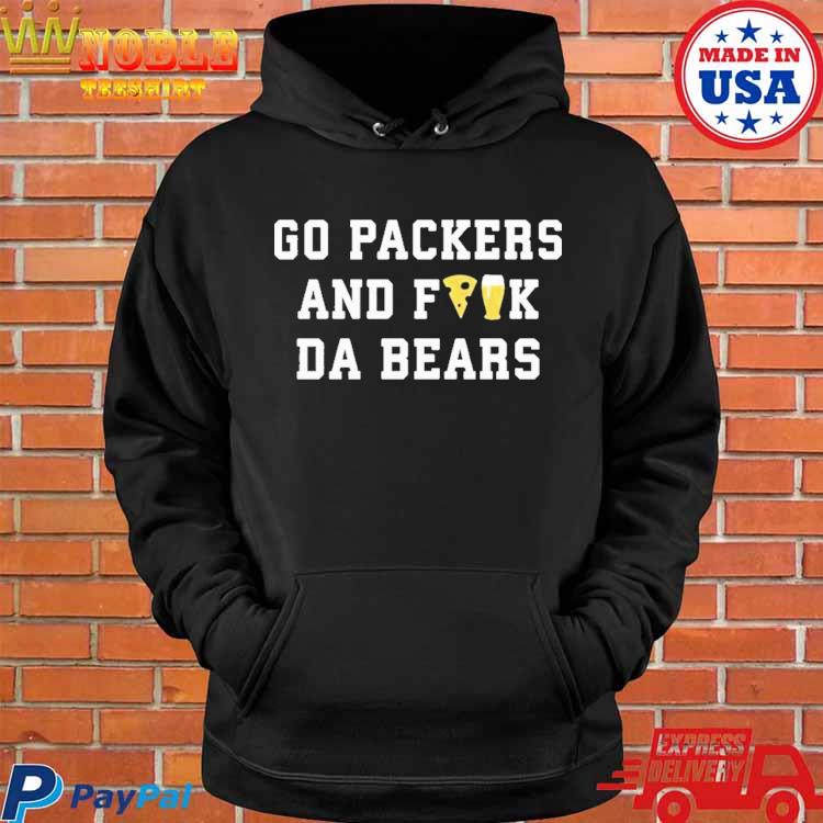 Official Aj dillon wearing go Packers and fuck da bears T-shirt, hoodie,  tank top, sweater and long sleeve t-shirt