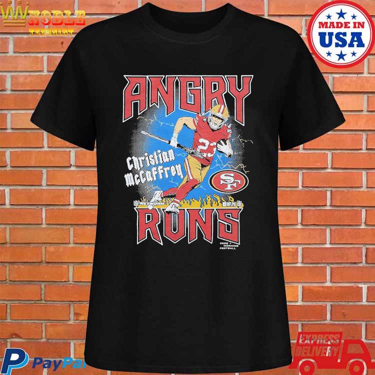 Angry Runs 49ers Christian Mccaffrey Shirt, hoodie, longsleeve, sweatshirt,  v-neck tee