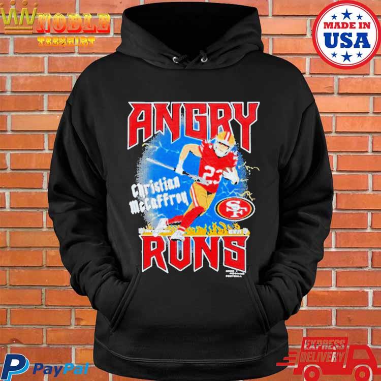 Angry Runs 49ers Christian Mccaffrey Shirt, hoodie, longsleeve, sweatshirt,  v-neck tee