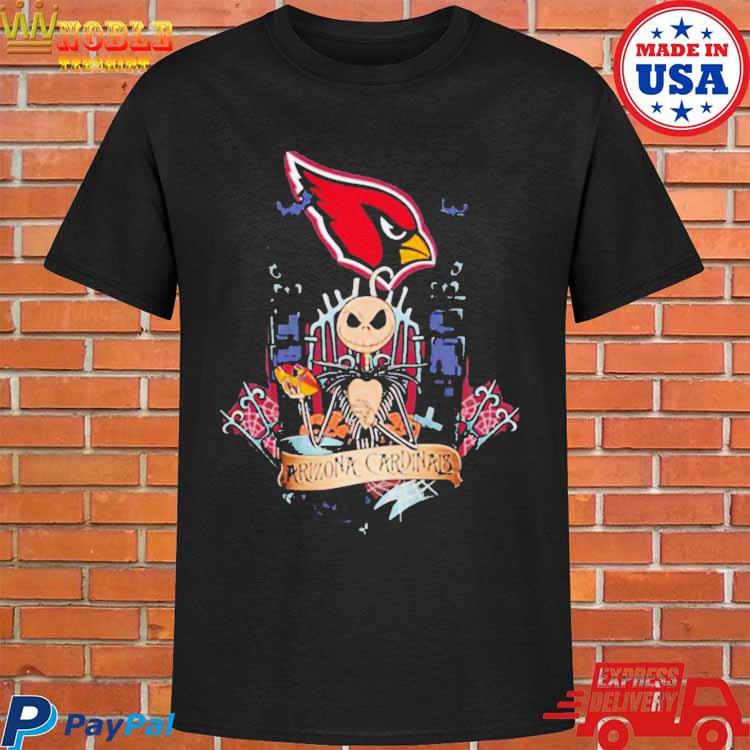 Official Arizona cardinals Jack skellington this is halloween nhl 2023 T- shirt, hoodie, tank top, sweater and long sleeve t-shirt
