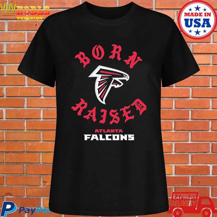 Unisex Atlanta Falcons Born x Raised Black Pullover Hoodie