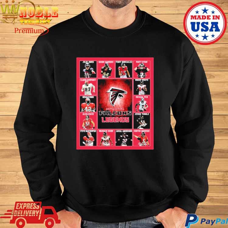 Official Atlanta falcons legends T-shirt, hoodie, tank top, sweater and  long sleeve t-shirt