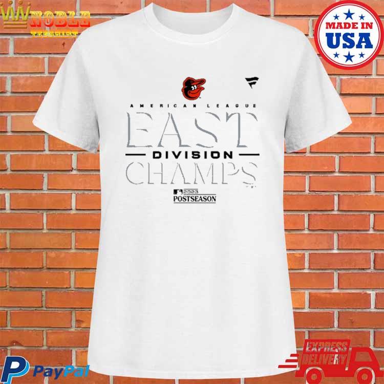 Official Baltimore orioles nike black 2023 al east Division champions T- shirt, hoodie, tank top, sweater and long sleeve t-shirt