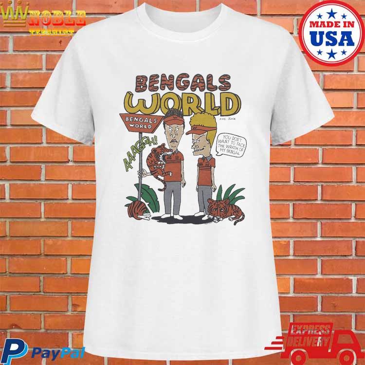 Beavis And Butthead X Cincinnati Bengals World Tee Shirt Hoodie