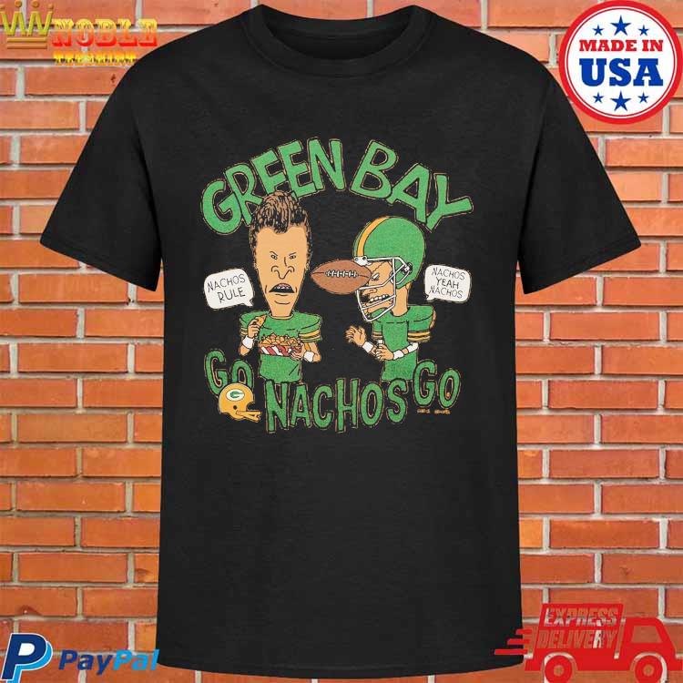 Beavis And Butthead X Green Bay Packers Nachos Shirt