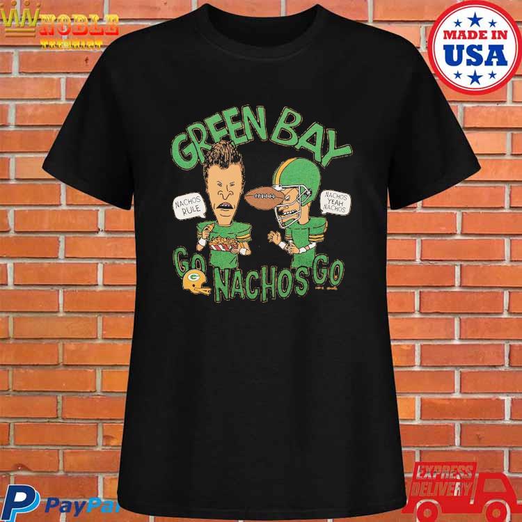 Beavis And Butthead X Green Bay Packers Nachos Shirt