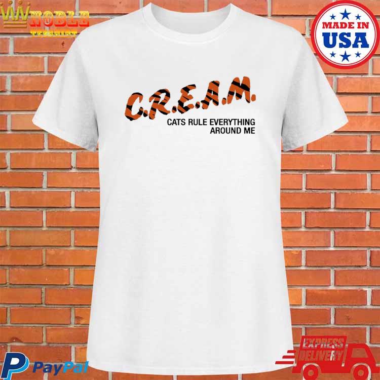 Cincinnati Bengals Cream Cats Rule Everything About Me T-Shirts, hoodie,  sweater, long sleeve and tank top