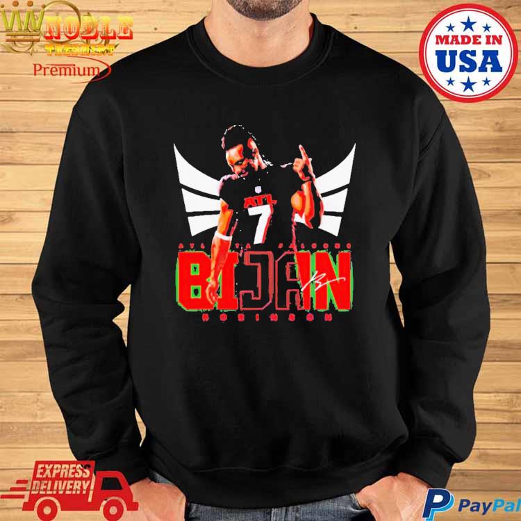 Official bijan Robinson Atlanta Falcons T-Shirt, hoodie, tank top, sweater  and long sleeve t-shirt