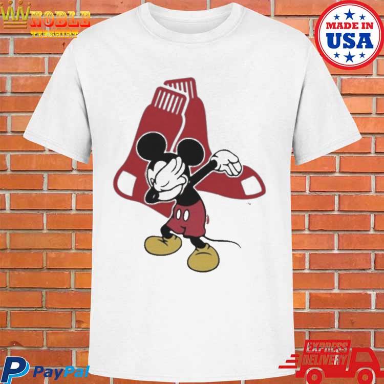 Boston Red Sox Mlb Baseball Dabbing Mickey Disney Sports T Shirt -  Peanutstee