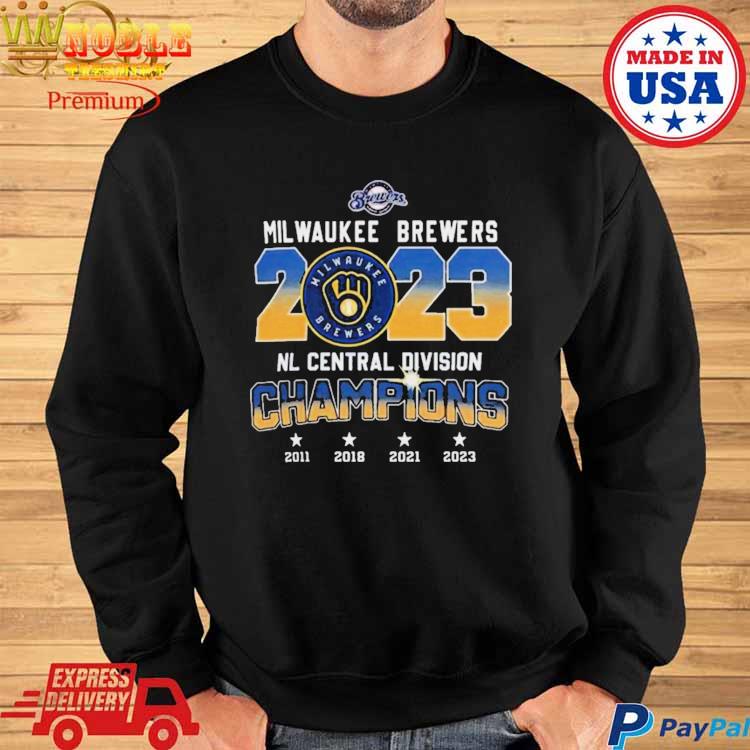 Official 2023 Milwaukee Brewers NL Central Division Champions Shirt,  hoodie, sweater, long sleeve and tank top