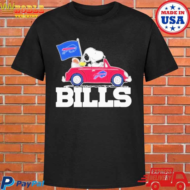 Official Buffalo Bills the Peanuts Snoopy and Woodstock on car T