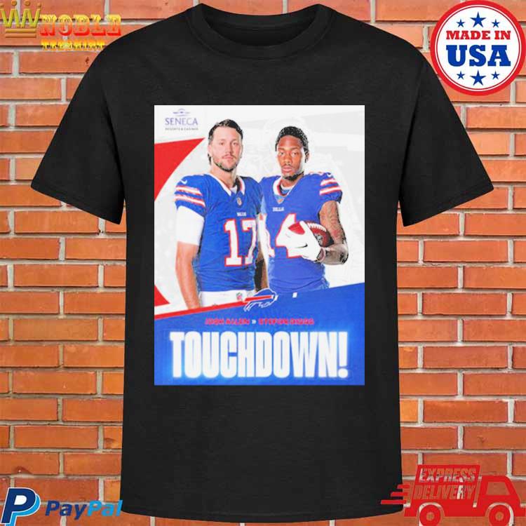 Buffalo Bills vs New York Jets Touch Down Josh Allen And Stefon Diggs NFL  2023 T-Shirt - Binteez