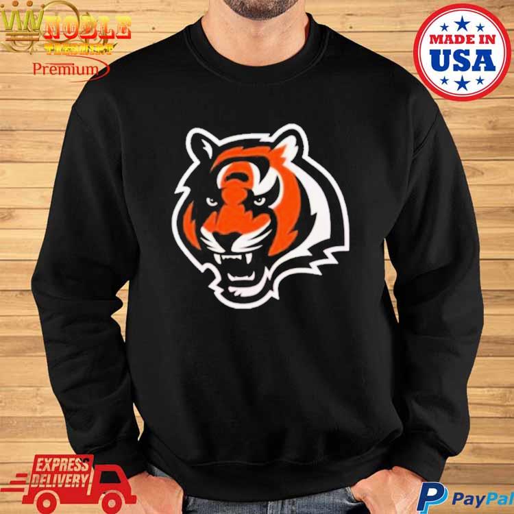 Cincinnati Bengals Womens Crop Top Hoodie Long Sleeve Sweatshirt Casual  Tops