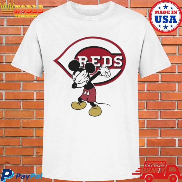 Cincinnati Reds MLB Baseball Dabbing Mickey Disney Sports T Shirt