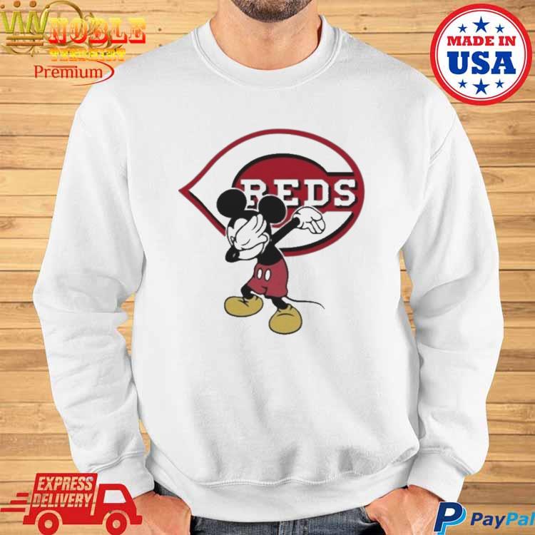 Cincinnati Reds MLB Baseball Dabbing Mickey Disney Sports T Shirt