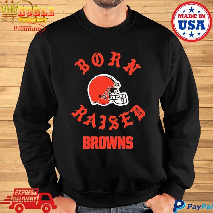 Cleveland Browns Born x Raised Unisex Pullover Hoodie - Black