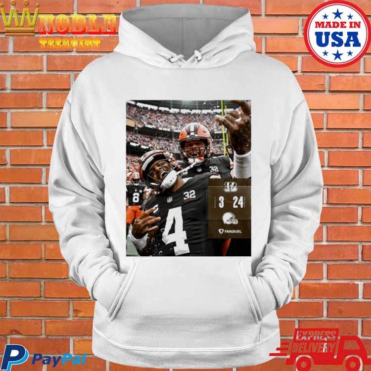 Official Cleveland browns final bengals 3 browns 24 T-shirt, hoodie, tank  top, sweater and long sleeve t-shirt