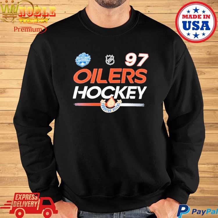 Edmonton Oilers Connor McDavid Logo Long sleeve shirt
